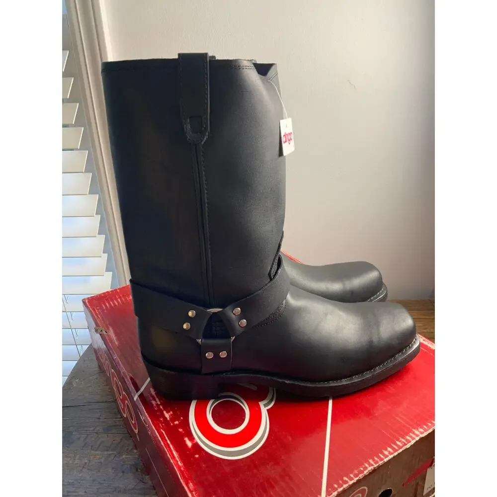 Dingo Men's Black Harness Motorcycle‎ Work Boots size 15D NIB